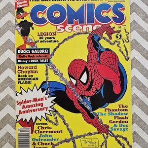 Comics Scene #2 1988 McFarlane Amazing Spider-Man #300 Preview Venom Copper Age